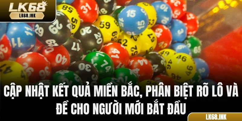 Cập nhật kết quả miền Bắc, phân biệt rõ lô và đề cho người mới bắt đầu