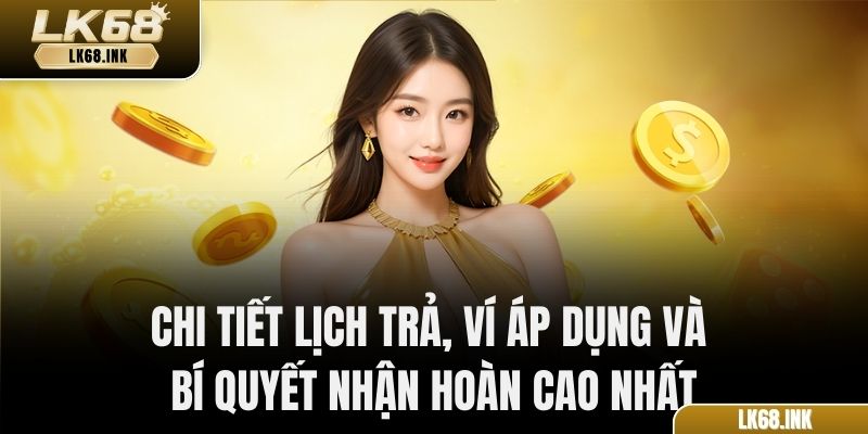 Chi tiết lịch trả, ví áp dụng và bí quyết nhận hoàn cao nhất